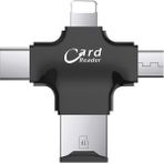 Apera GN-24 OTG 4 in 1 Micro USB Flash Disk Type C Mikro SD Kart Okuyucu IOS iPhone Android