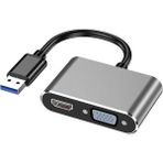 Apera HD09 USB To HDMI VGA 1080P Çevirici Hub Adaptör