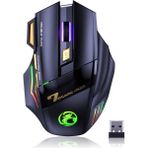 Apera Imce Gwx7 Kablosuz Şarjlı Rgb Gaming Mouse Sessiz Tık Oyun Faresi 3200DPI 7 Tuş - Siyah