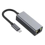 Apera MT76 Mac Windows Uyumlu Type-C To 1000MBPS RJ45 Ethernet Çevirici Adaptör Metal Kasa