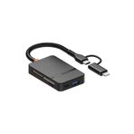 Apera MT86 8in1 Multi Girişli Cf Kart Okuyucu Mac iPhone 15 16 ile Uyumlu Type-C 5gbps Veri Aktarımı