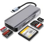 Apera MT89 5in1 USB 3.1 Type-C Otg Cf Kart Okuyucu Mac iPhone 15 16 ile Uyumlu Metal Kasa