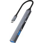 Apera NR24 6in1 Type-C HUB Dock USB 3.0 5Gbps Veri Aktarımı Kart Okuyucu 100W PD Cep Telefonu Şarj Aleti