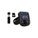 Apera Otomatik Frekans Tanımalı FM Radyo Transmitter 3.1A Hızlı Şarj Micro SD Bluetooth MP3 Çalar GA02
