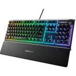 Apex 3 Gaming Klavye, 10 Bölgeli Rgb Aydınlatma, Sessiz Switch, IP32 Sıvı Dayanıklılık, Premium Manyetik Bilek Desteği, Türkçe Qwerty