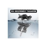 APEXİ Baykuş Sis Farı Çift Renk Sarı-Beyaz Araç Motosiklet Off Road Led 60W Metal Çalışma Lambası 1 Adet