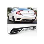 APEXİ Honda Civic Fc5 Uyumlu Egzoz Görünümlü Arka Difüzör 2016-2021 Model Uyumlu
