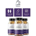 Apexis 3 Adet Omega 3 Premium Fish Oil 90 Softgel x 1000 mg Balık Yağı