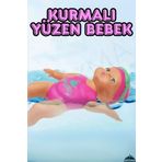 Apexma Oyuncak Kurmalı Deniz Havuz Suda Kulaç Atan Yüzen Bebek 15 Cm - Kurmalı Banyo Oyuncak Bebek