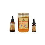 Apimed Propolis Su Bazlı(20Ml)+Ballı Polen Ve Arı Sütü(700Gr)+Propolis Su Bazlı(50Ml) Sıhhat Seti