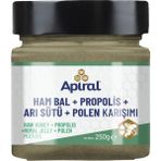 Apiral Ham Bal + Propolis + Arı Sütü + Polen Karışımı 250 gr