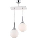 Apliqa 3062-02S-CH Damla 2'li Sıralı Avize