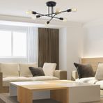 Apliqa 3478-06-BL Arman 6'lı Plafonyer Modern Avize
