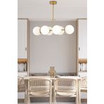 Apliqa 3582-06-FR Lema 6lı Eskitme Salon Avize