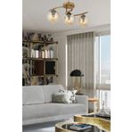 Apliqa 3606-03-FR Elite 3lü Eskitme Bal Camlı Salon Avize