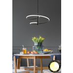 Apliqa 3775-01-BL Paros Sarkıt 39 Watt 3 Led Avize
