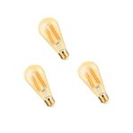 Apliqa 6 Watt Rustik 3'lü Led Ampül