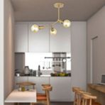 Apliqa Akrobat 3 Lü Modern Genç Odası Mutfak Salon Avize Eskitme