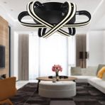 Apliqa Ares 6'lı Siyah 84 Watt Sarkıt Ledli Modern Mutfak Banyo Led Salon Plafonyer Avize