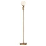 Apliqa Arlo Gold Beyaz Modern Tasarım Metal Lambader