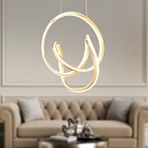 Apliqa Aron Tekli Gold Ledli Modern Koridor, Yatak Odası Salon Sarkıt Led Avize Altın