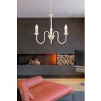 Apliqa Barceto 3 Lü Beyaz Modern Salon Avize