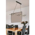 Apliqa Barciella 2 Li Siyah Modern Led Avize
