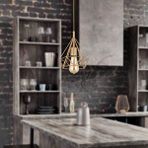 Apliqa Bien Tekli Eskitme Modern Sarkıt Mutfak Salon Sarkıt Avize Altın