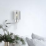 Apliqa Cemre Krom Duvar Lambası Yatak Odası-yatak Başı-banyo İçin Modern Aplik Renk : Gri