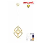 Apliqa Cup Patinalı Tekli Sarkıt Avize