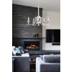 Apliqa Erza 5 Li Krom Modern Salon Avize
