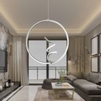 Apliqa Framo Beyaz Sarkit 56 Watt Led Avize