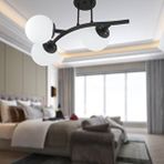 Apliqa İzem 3'lü Siyah Modern Avize