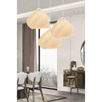 Apliqa Leaf 3'lü Beyaz Modern Pinterest Tarzı Sarkıt Avize