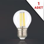 Apliqa Led Filamanli E27 Rustik 6 Watt 3000k Gün Işığı G45 Ampul