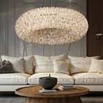 Apliqa Leman 60'lık Yuvarlak Gold 60 Watt Kristal Taşlı Salon Sarkıt Avize Altın