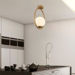 Apliqa Lifos Tekli Eskitme Boyalı Plafonyer Modern Mutfak Salon Avize - 1