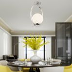 Apliqa Lifos Tekli Krom Kaplamalı Plafonyer Modern Mutfak Salon Avize - 1