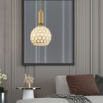Apliqa Lorento 7 li Gold Yuvarlak Avize
