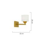 Apliqa Minel Gold Duvar Lambası Yatak Odası İçin Modern Aplik