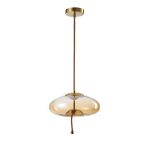 Apliqa Niora Tekli 5 Watt 3000K Eskitme Bal Camlı Led Sarkıt Avize