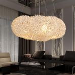 Apliqa Pansy 50'lik Bulut Gold Kaplamalı Modern Tasarım Salon Kristal Sarkıt Avize