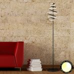 Apliqa Parya Renkli Led Modern Tasarım Metal Lambader