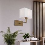 Apliqa Rylee Tekli Beyaz Şapkalı Eskitme Duvar Lambası Yatak Odası İçin Modern Aplik