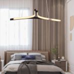 Apliqa Simon Mat Siyah Boyalı 30 W 300 K Salon-Oturma Odası-Genç Odası Ledli Avize