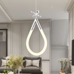 Apliqa Vojens Tekli Krom Ledli 11 Watt Kelebek Detaylı Modern Koridor Yatak Odası Salon Sarkıt Led Avize