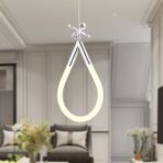 Apliqa Vojens Tekli Krom Ledli Kelebek Detayli Modern Koridor, Yatak Odasi Salon Sarkit Led Avize