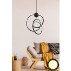 Apliqa Zagor Sarkıt 53 Watt 3 Farklı Renkli Led Avize
