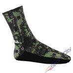 Apnea 3Mm Içi Dışı Jarse Dalış Çorabı Erkek, Kamuflaj, Xl