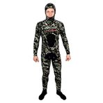 Apnea Apnea 5mm Legend 3D Dalış Elbisesi Erkek, Kamuflaj, XXL